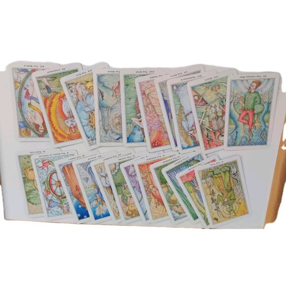 Nigel Jackson Tarot Deck 78 Cards ONLY Metaphysical 2000 Replacement EUC - Picture 2 of 11